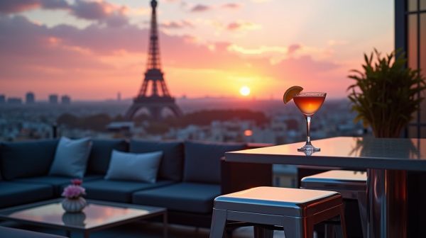Vue imprenable et cocktail a la main : les rooftops a reserver a Paris