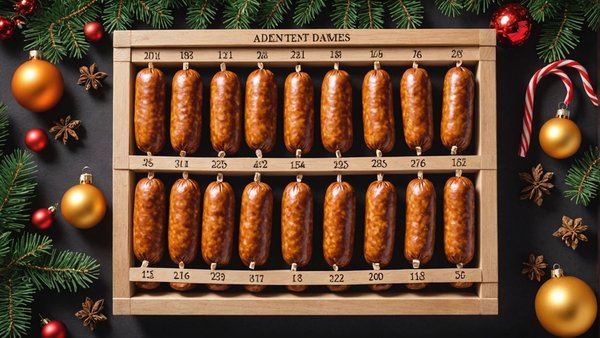 Découvrez le calendrier de l'avent saucisson pour noël